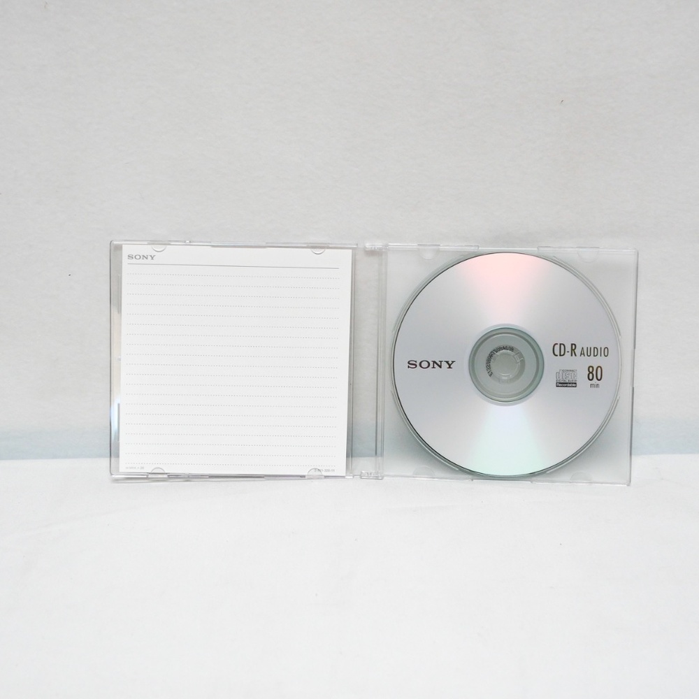 New - 8 pack of Sony CD-R 80 minutes in original jewel cases with label pages